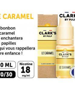 CLARK’S le caramel 18 mg/ml de nicotine 70/30